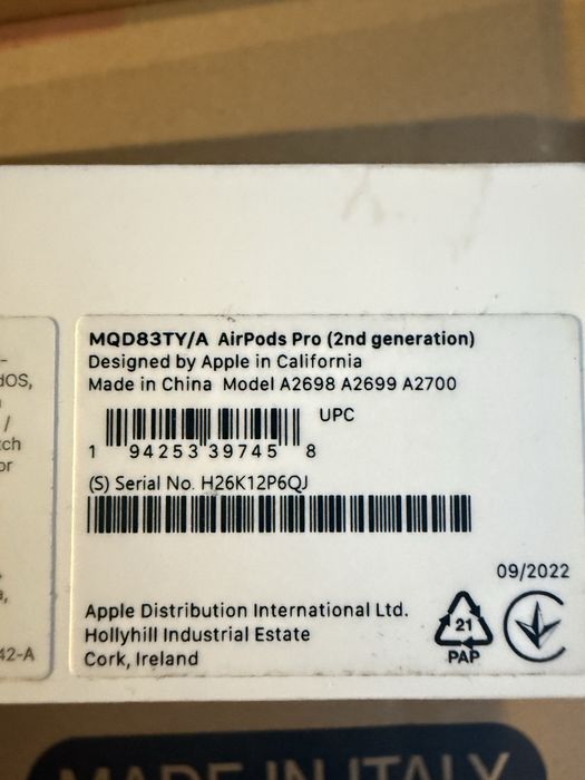 Casti AirPods Pro 2