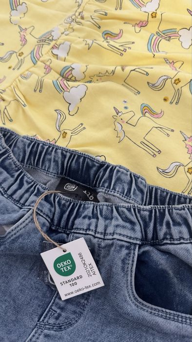 Rochita M&S si Blugi Unicorn NOI marimea 116