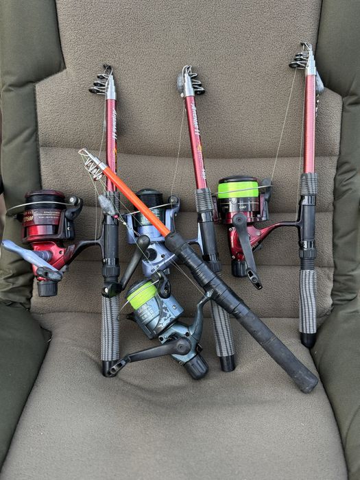 Комплект въдици с макари