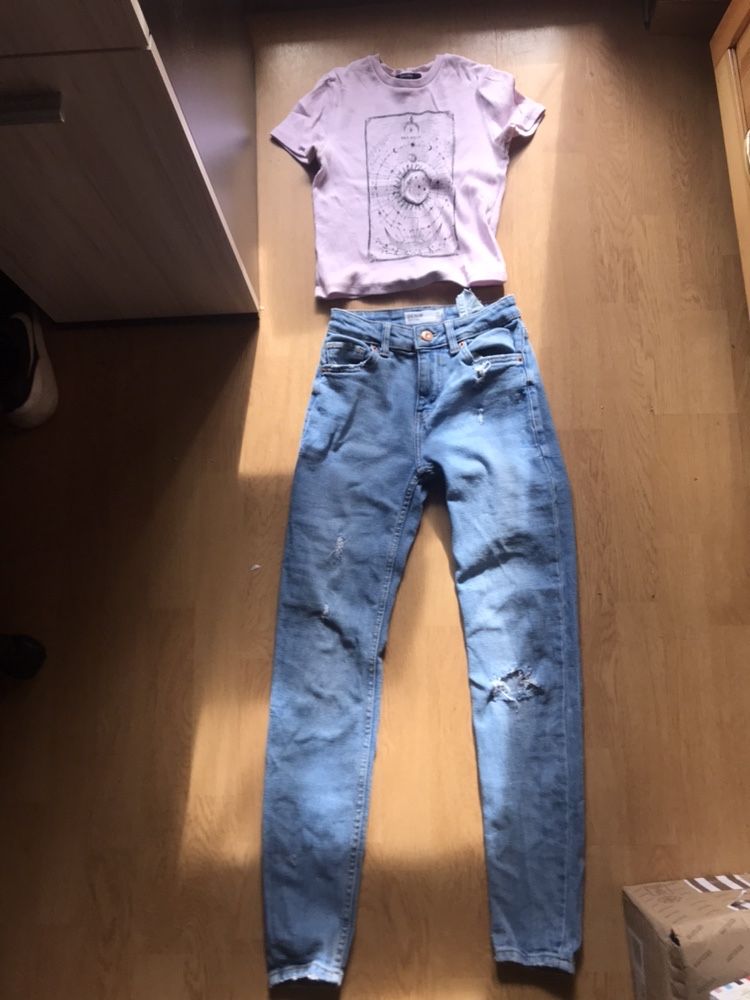 Дънки Bershka,H&M