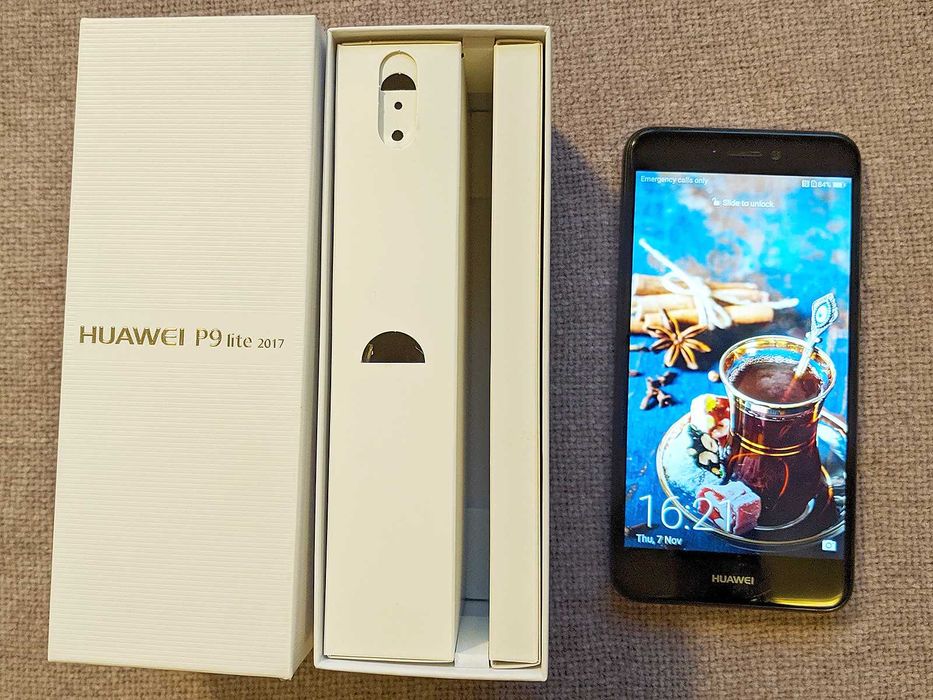 Smartphone Huawei P9 Lite (2017), 16GB, Dual SIM, 4G, Black FULL BOX