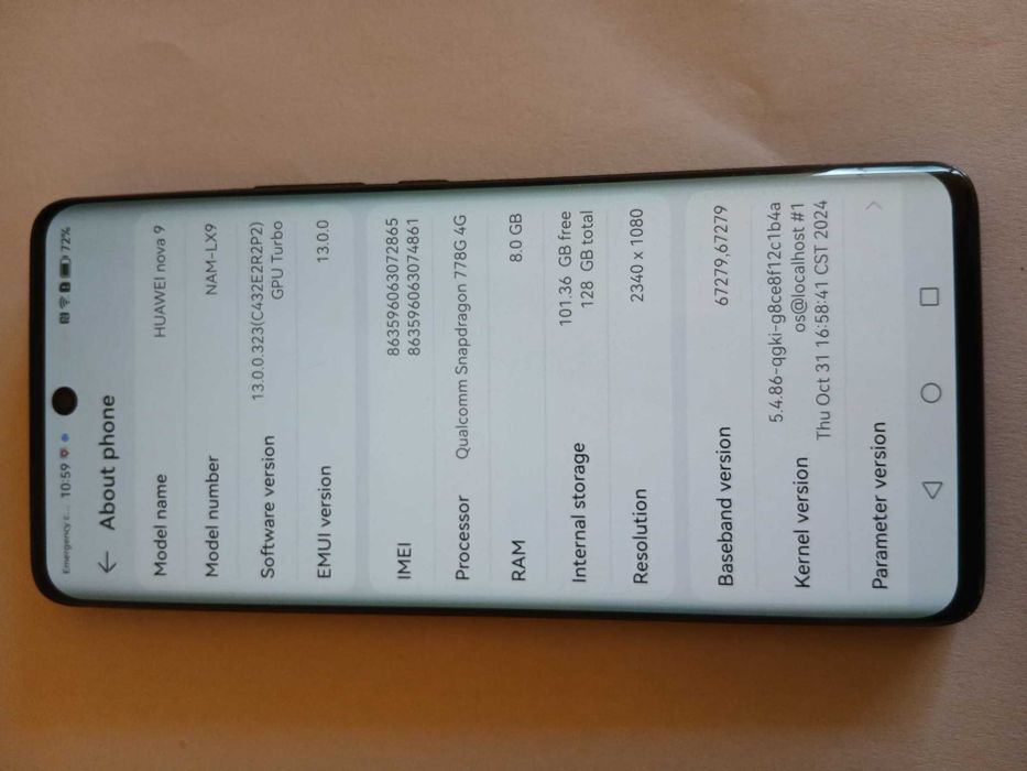 Vand Telefon Huawey Nova 9