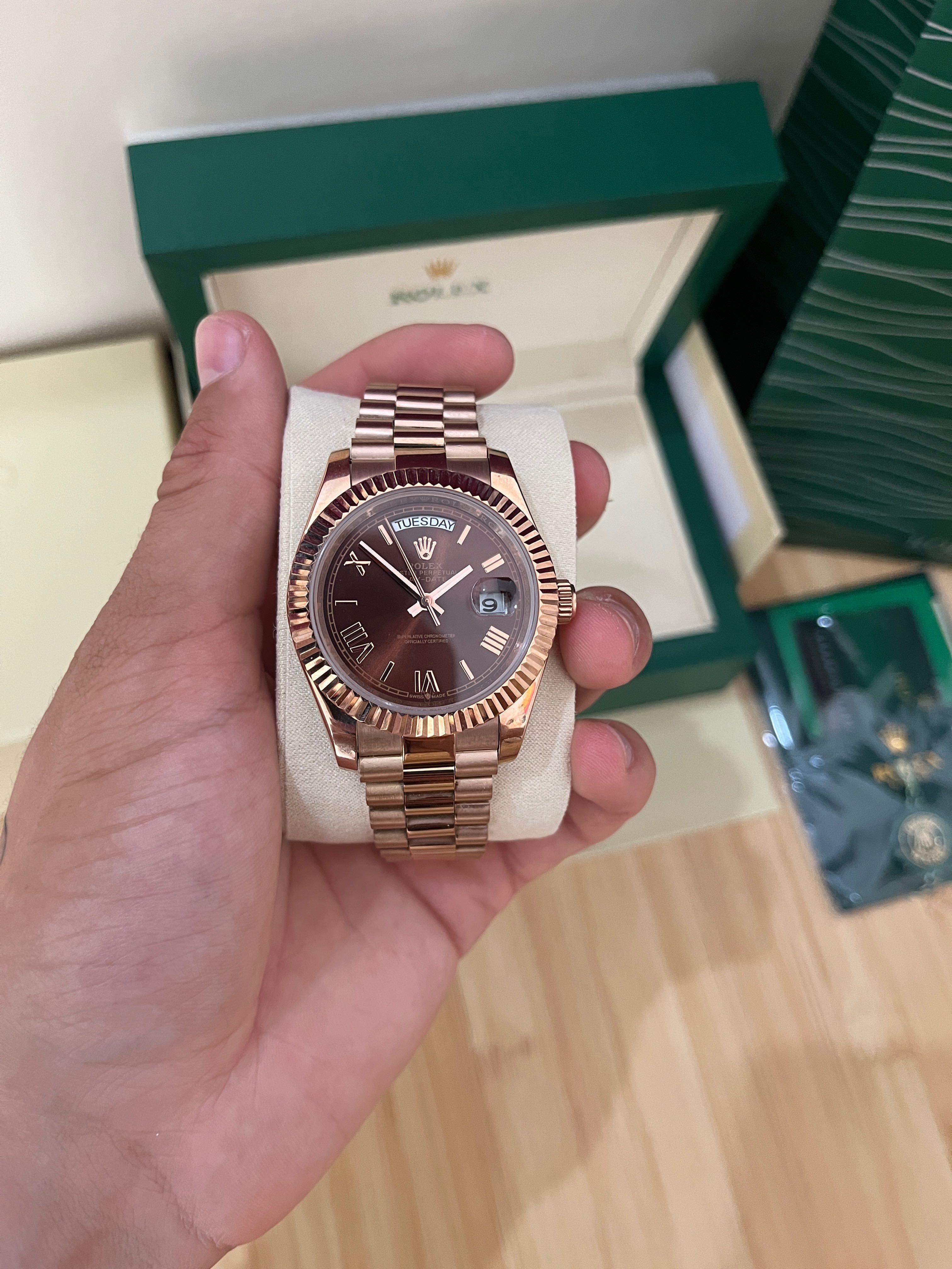 Rolex Day Date Choco
