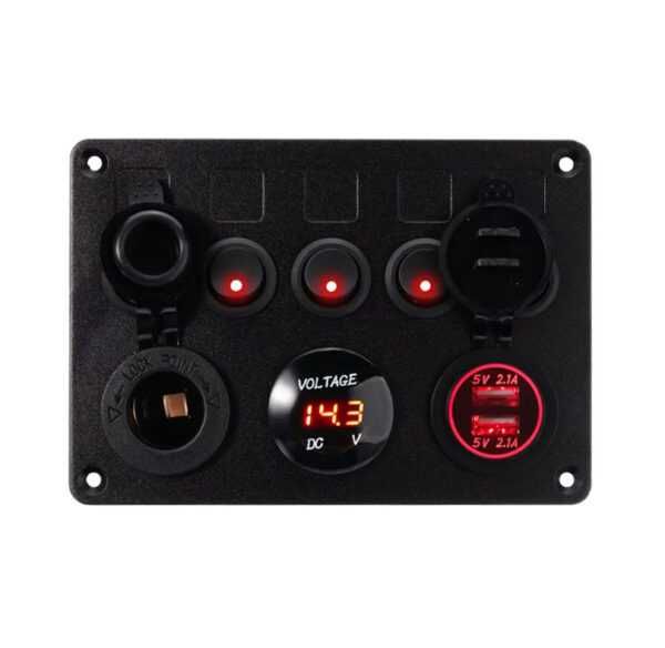 Panou de comanda electric 12V/24V rulota, autorulota, camper