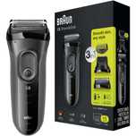 Aparat de ras electric Braun Series 3 3000BT ProSkin Wet&Dry, Negru