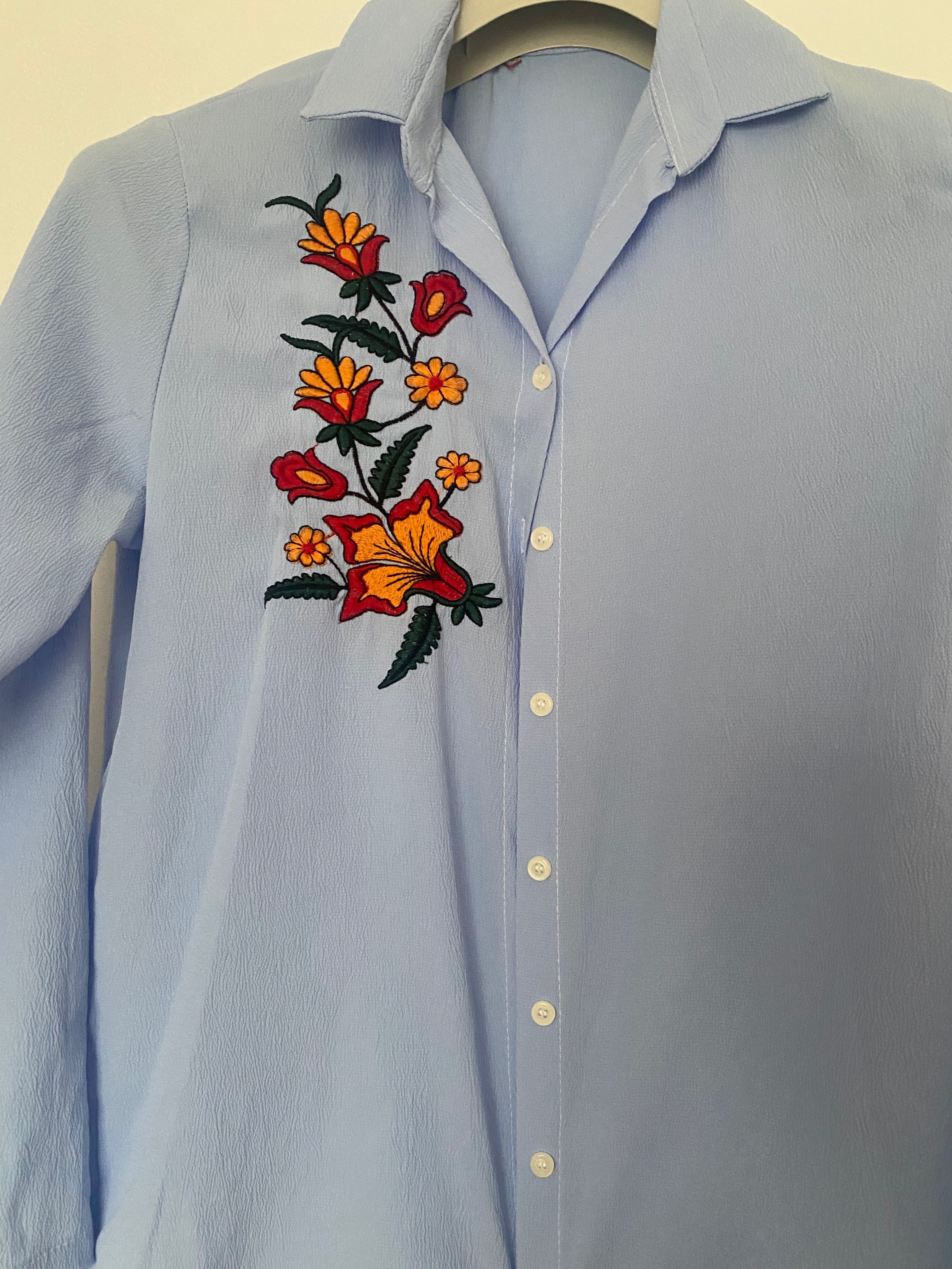 Bluză damă-model floral.