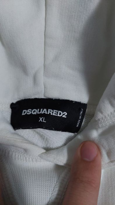 Hanorac Dsquared2 Skater alb