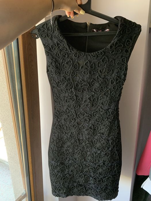 Черна къса рокля