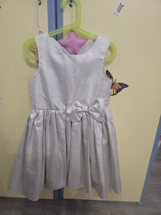 Rochie fetite serbare argintie H&M