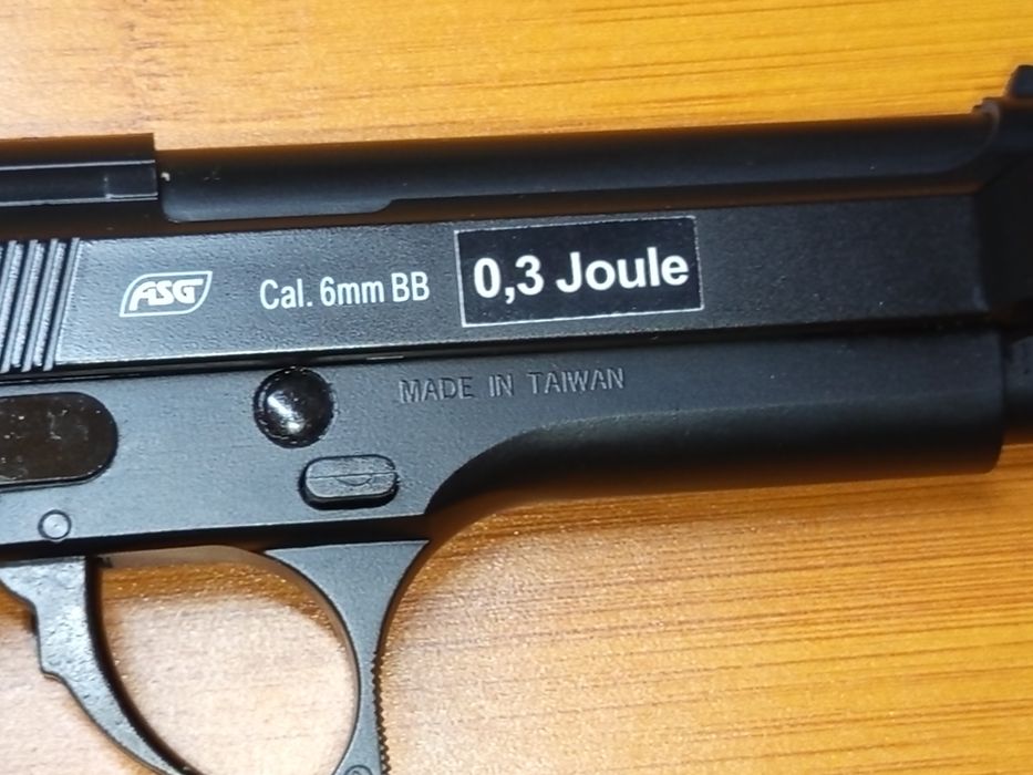 Pistol airsoft Green ASG Beretta M92F, 6 mm