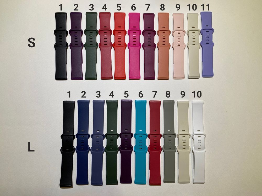 Bratara Curea Band Strap Silicon Fitbit Versa 3 Sense Marime S L