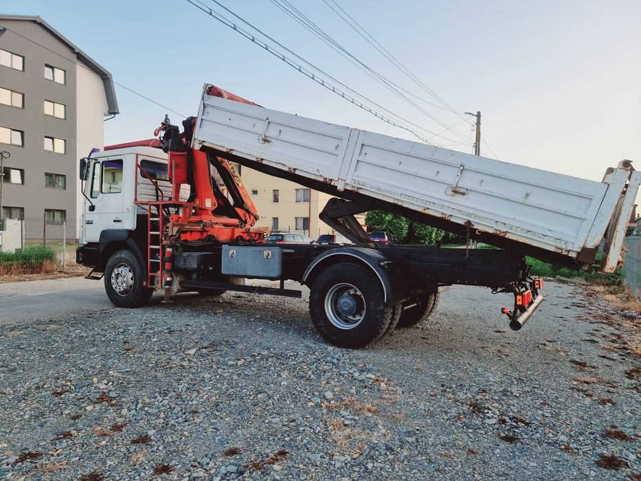 MAN Silent 19.403 bascula  19 tone macara Palfinger PK11001 A