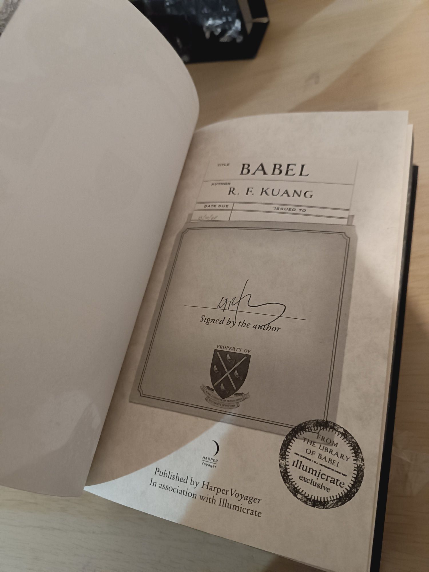 Babel Illumicrate Exclusive издание Вавилон Р.Ф.Куанг Лимитирано