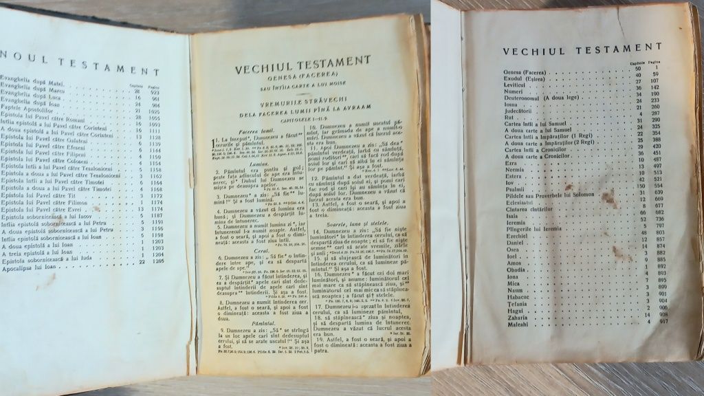Biblie an 1945, limba română