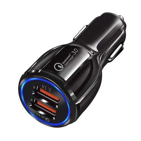 Incarcator auto cu 2 porturi USB