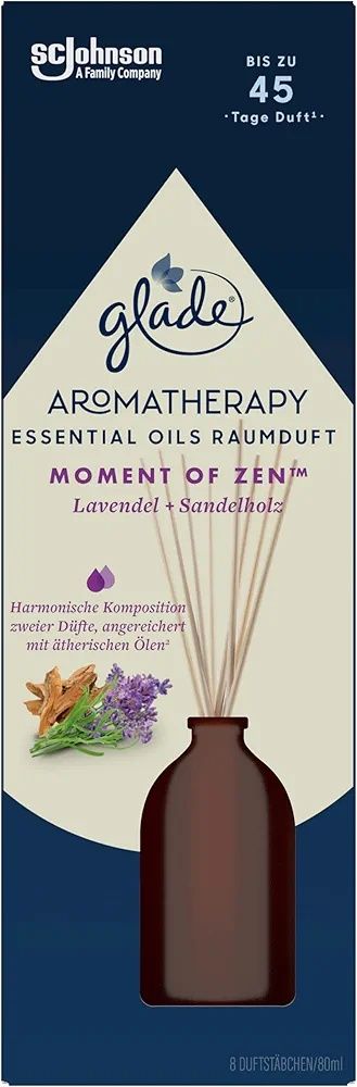 Glade Aromatherapy Essential Oils, Moment of Zen, лавандула и сандалов