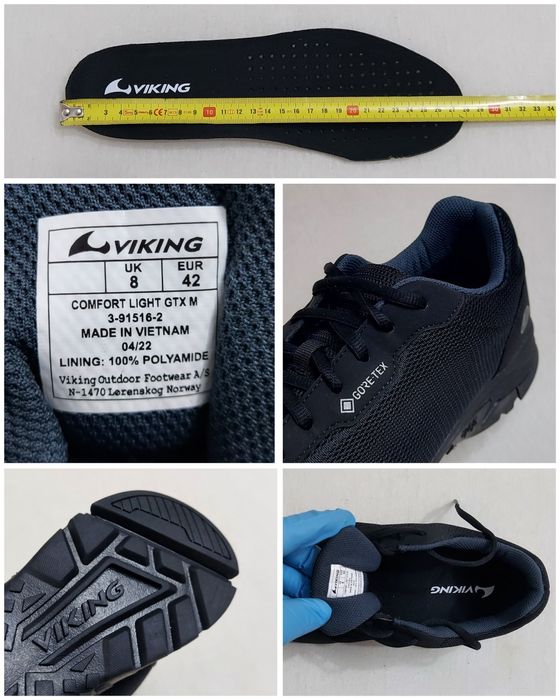 Ghete noi Viking Comfort Light Gore-Tex, pantofi trekking, munte nr 42