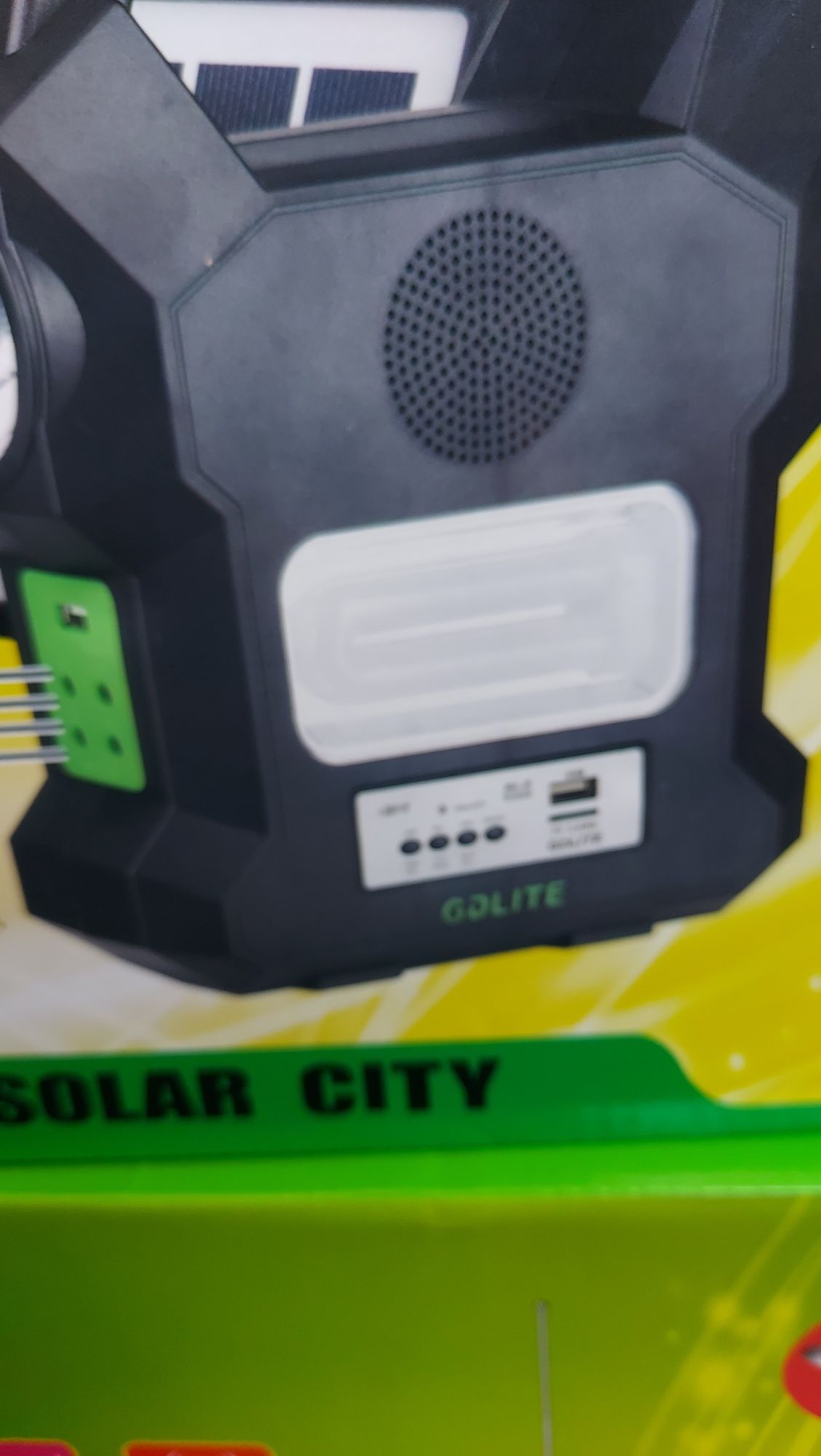 Kit solar Radio , Mp3., 3 becuri.