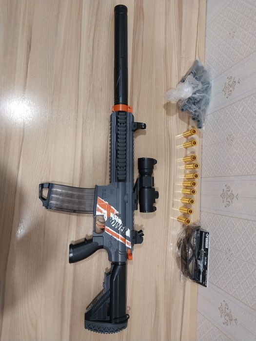 Автомат бластер нерф детский винтовка HK