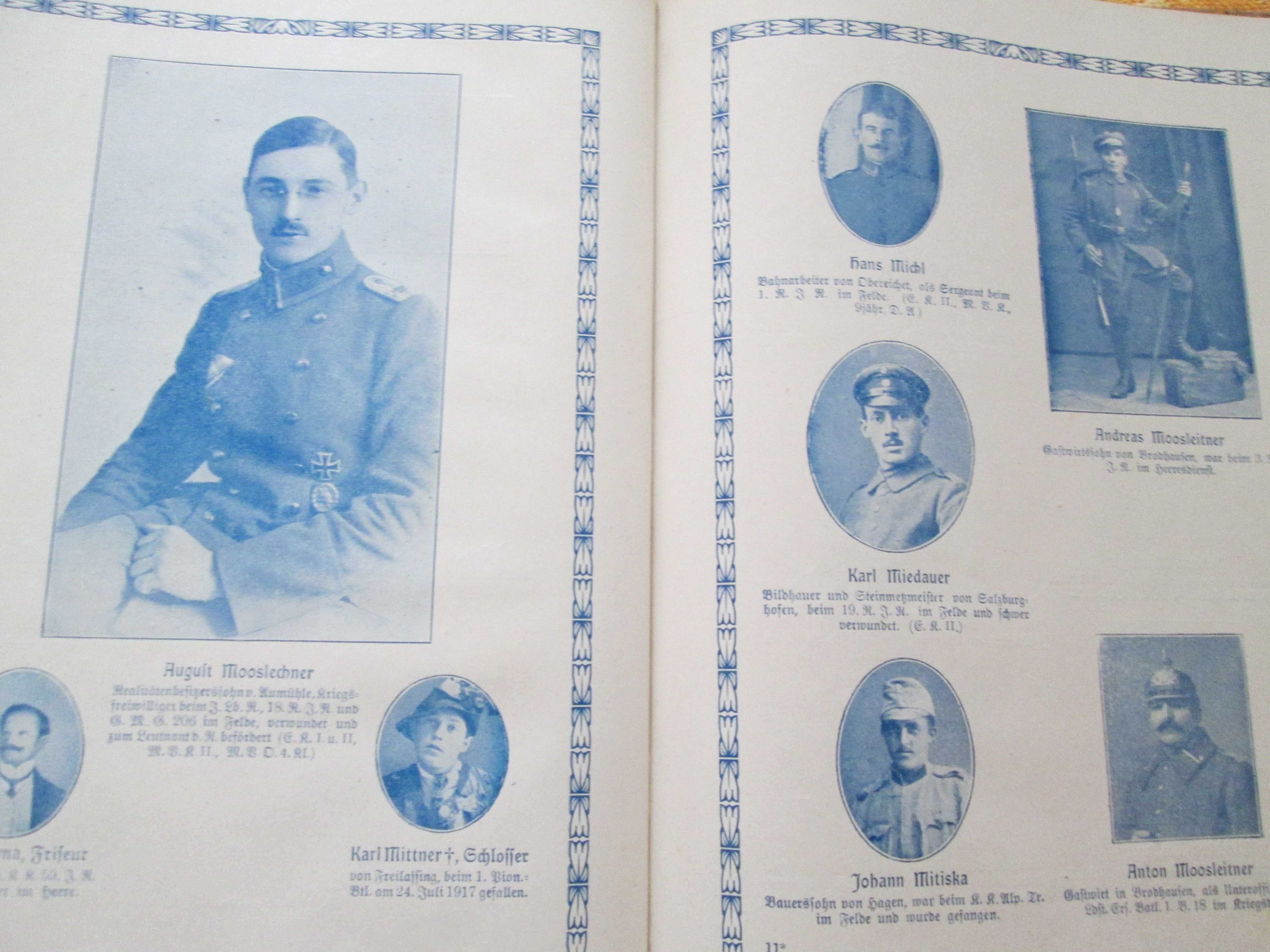 Razboi WW1. Cartea de Onoare a Militarilor 1914-18, Freilassing