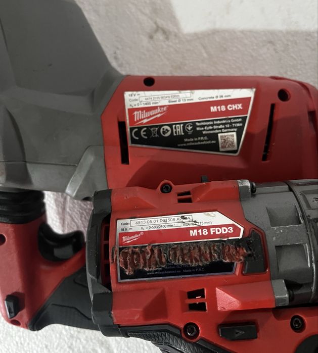 Set Milwaukee Rotopercutor M18 CHX Filetanta M18 FDD3