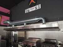 Montaj tubulatura pentru ventilatie si hote profesionale din inox