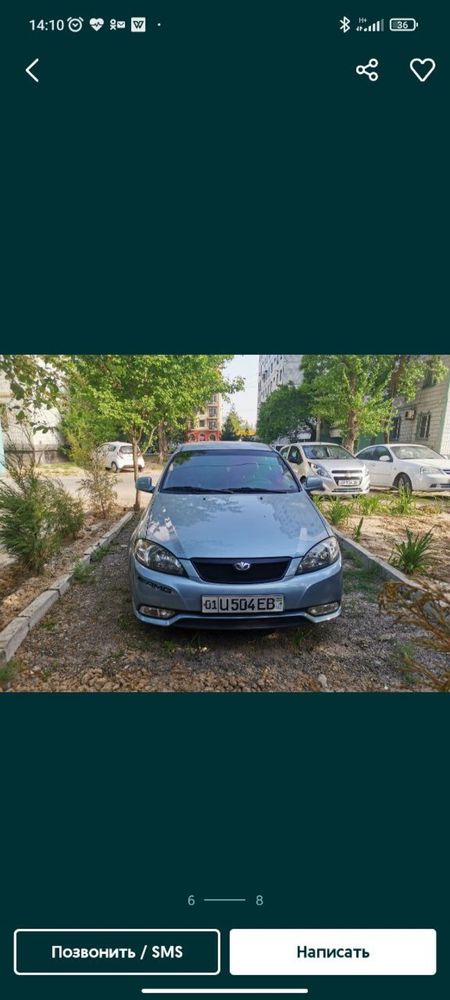 Своя Lacetti Gentra 2016 год