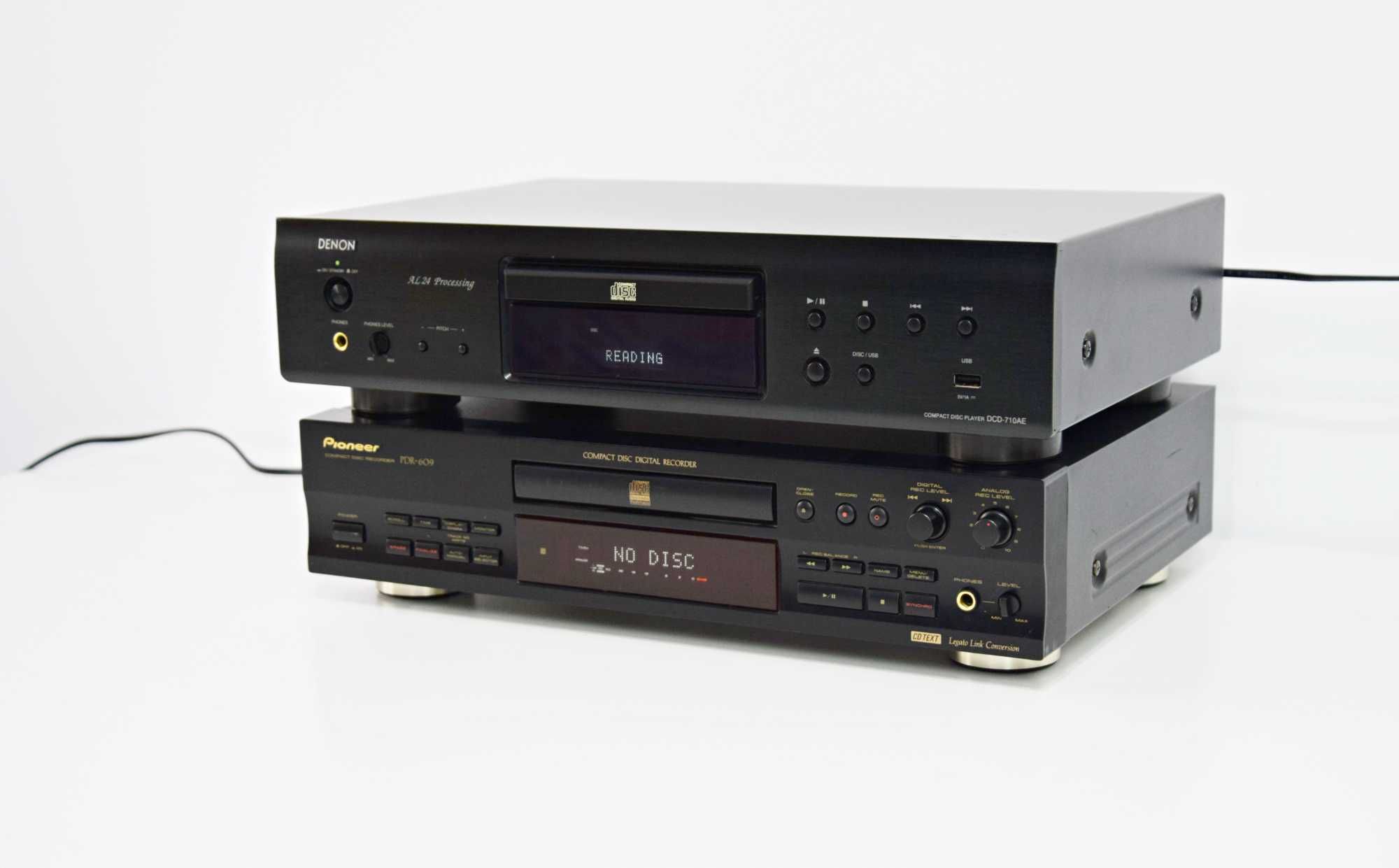 CD Player Denon DCD-710AE + Pioneer PDR-609, defecte, lot cd playere