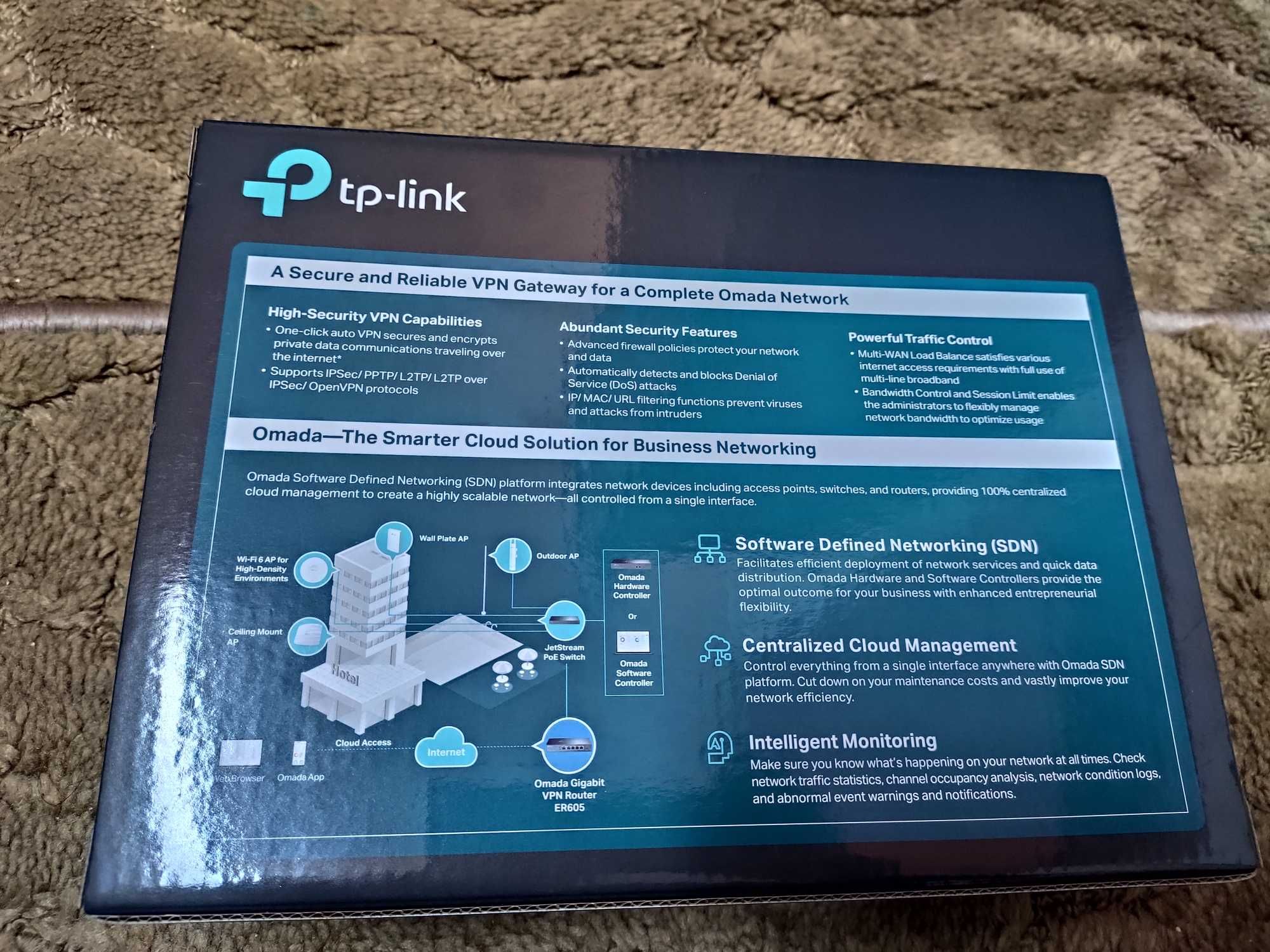 Рутер TP-Link Omada ER605 (TL-R605) ТП Линк