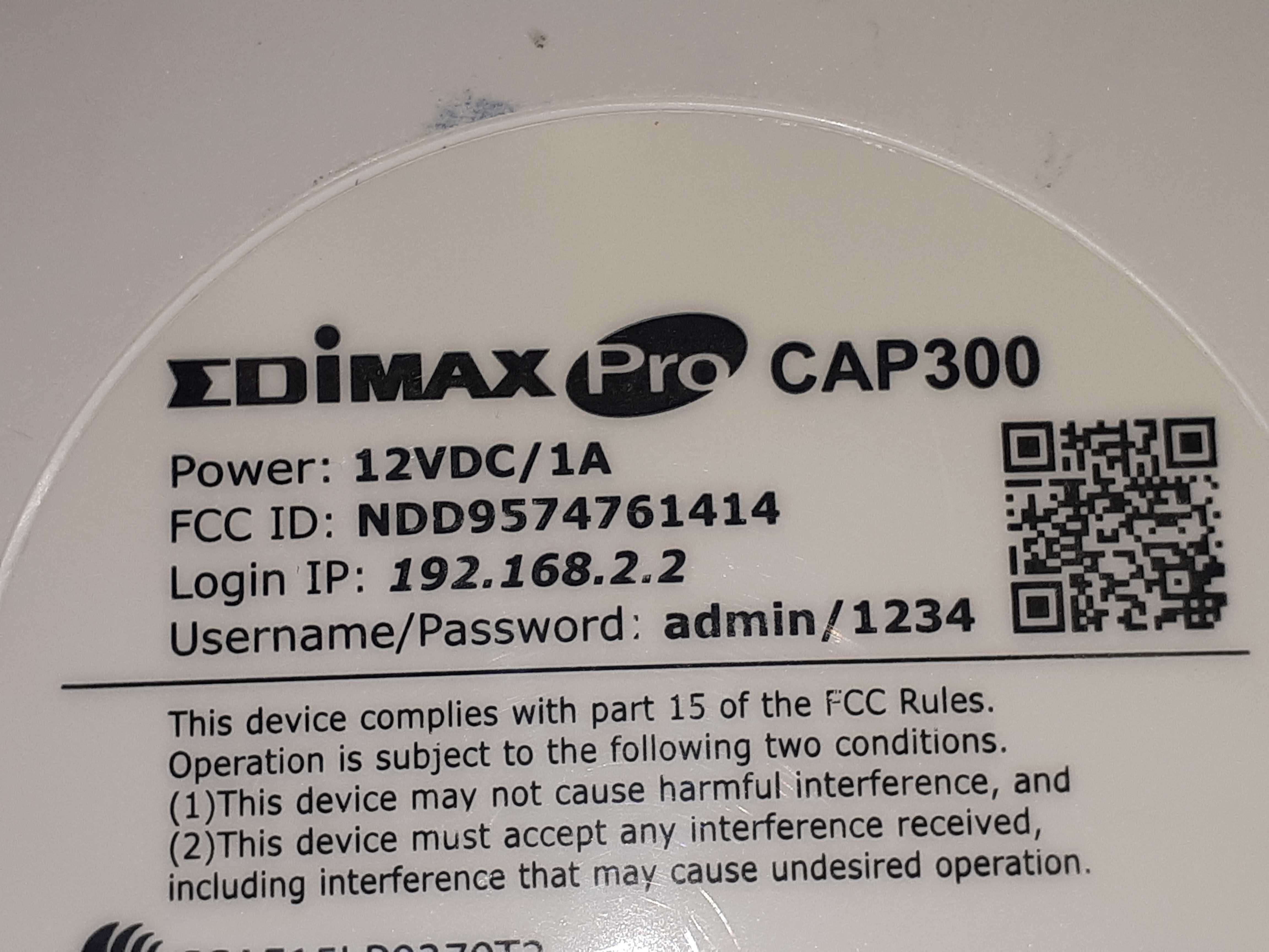Access Point wireless EDIMAX CAP300, 802.11n 2 x 2