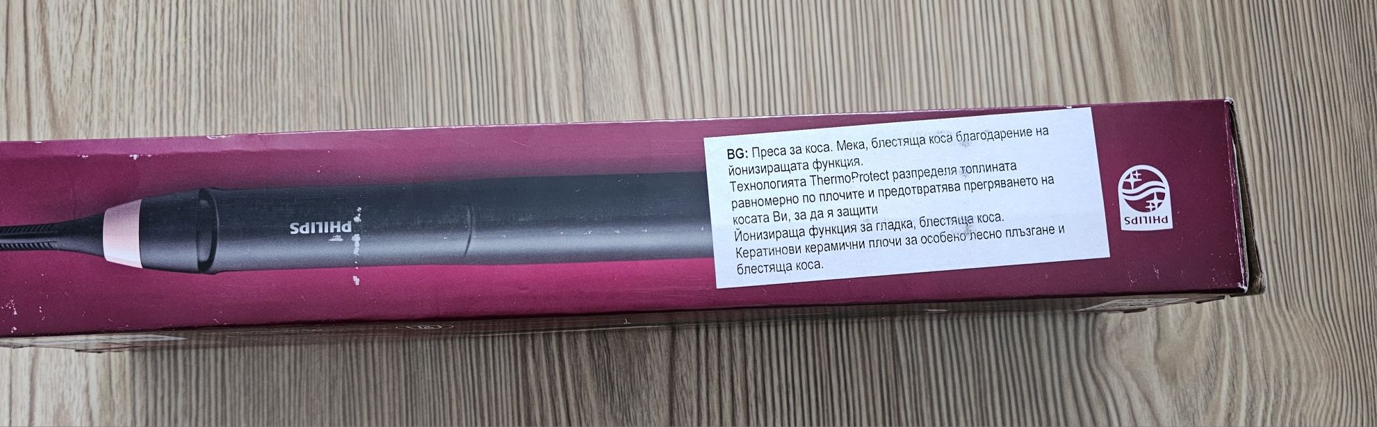 Преса за коса Philips StraightCare Essential ThermoProtect BHS378/00