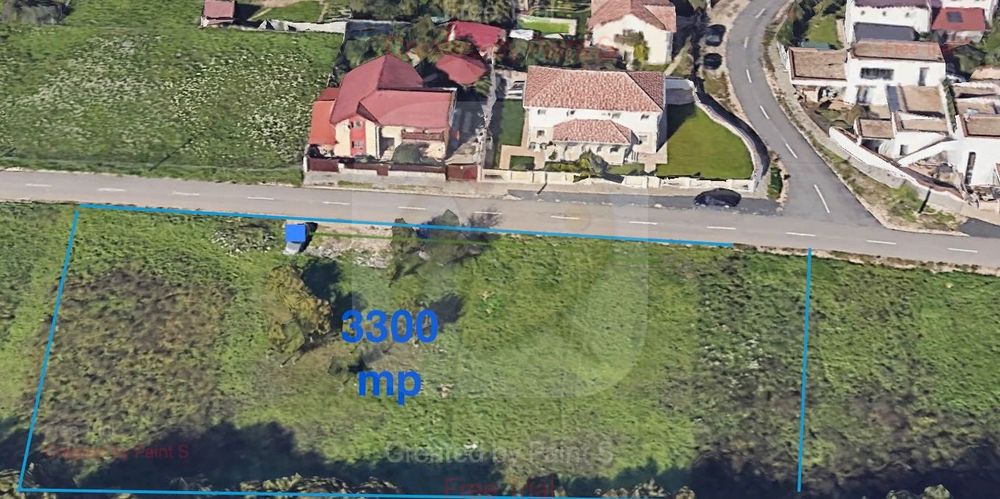 VÂNZARE teren intravilan– 3.300 mp – front stradal 80 ml