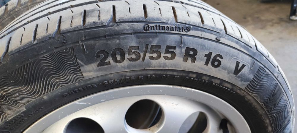 Jante aliaj 16 volkswagen vw passat b6 sedan cu anvelope 205/55/16