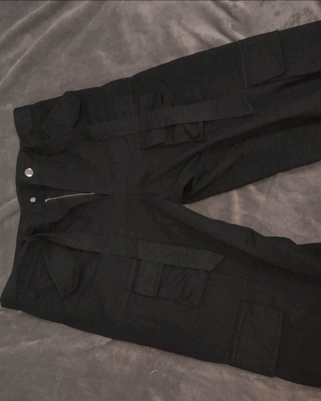 Pantaloni cargo negri