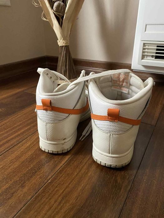 Nike Air Force Dunk High Orange- дамски