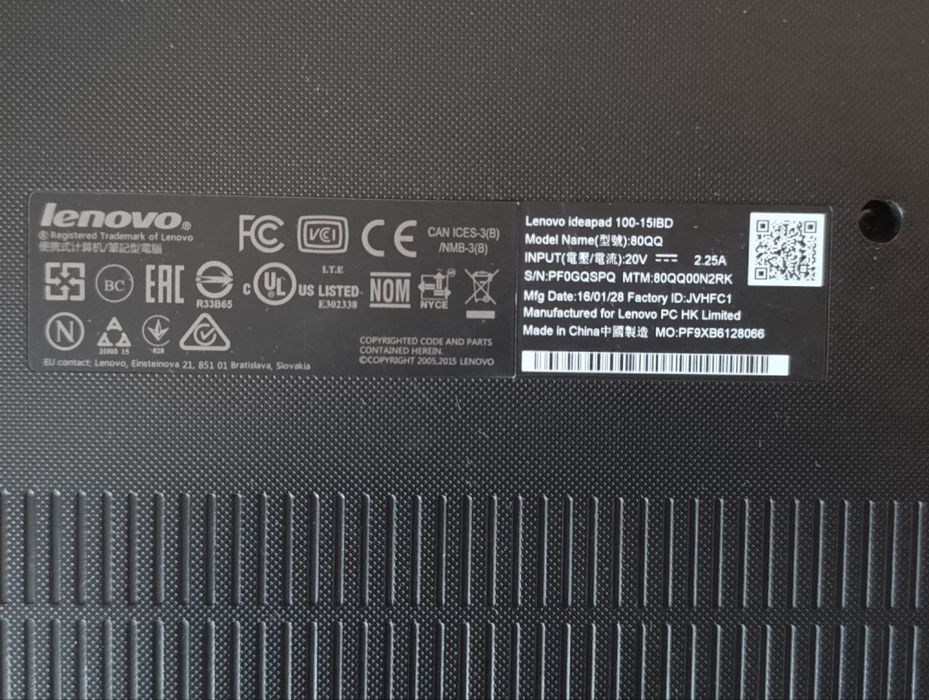 Lenovo Intel Core i3-5005U