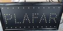 Reclama led cu plafar