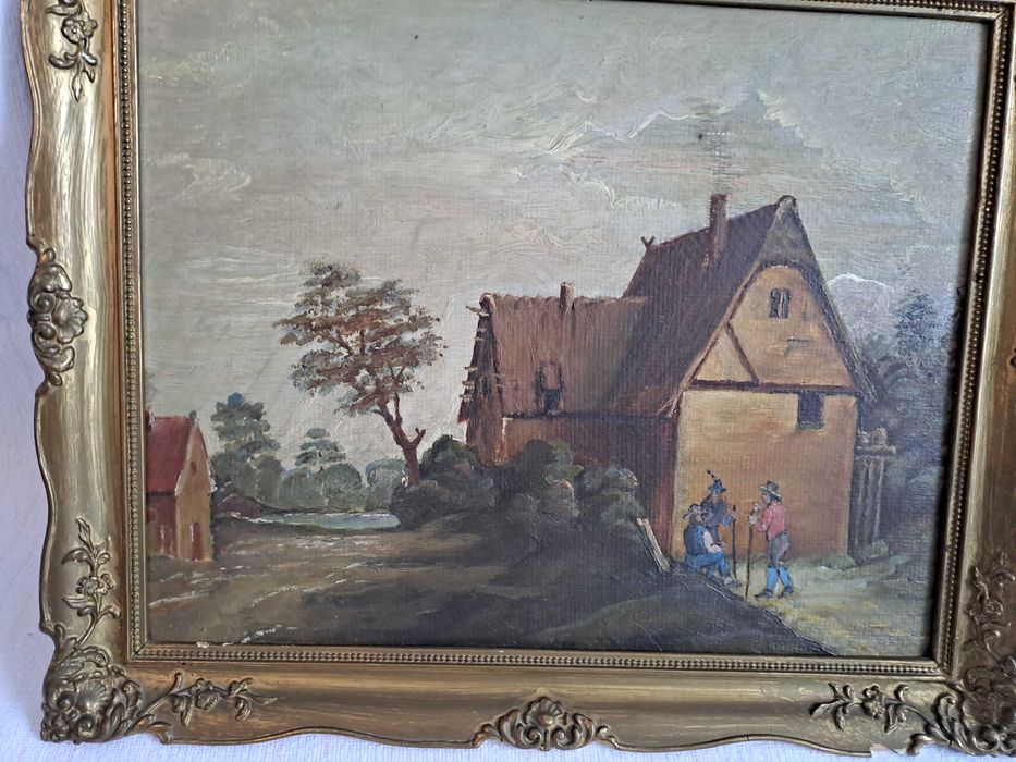 tablou pictura 35,5/29,5 cm reproducere David Teniers
