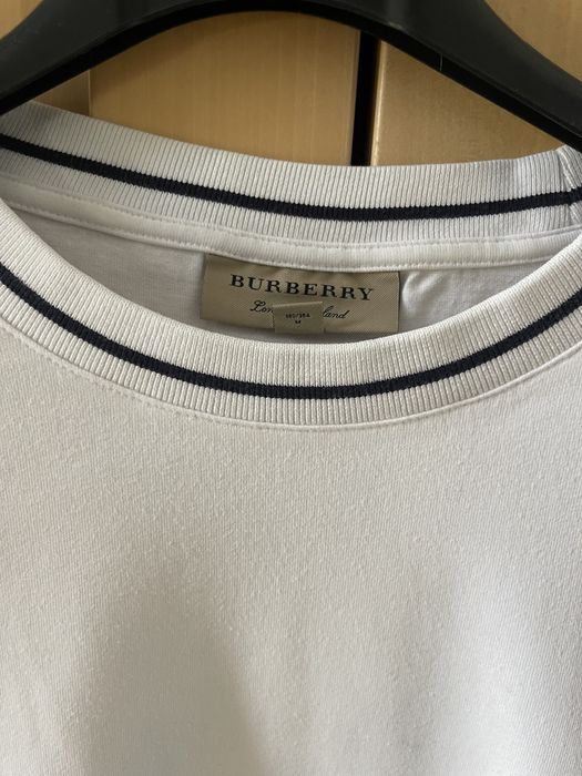 Tricou Burberry Oversized Alb