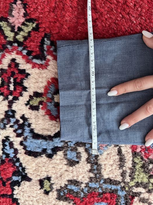 Pantaloni conici H&M albastru barbat slim fit (170 - marime 38)