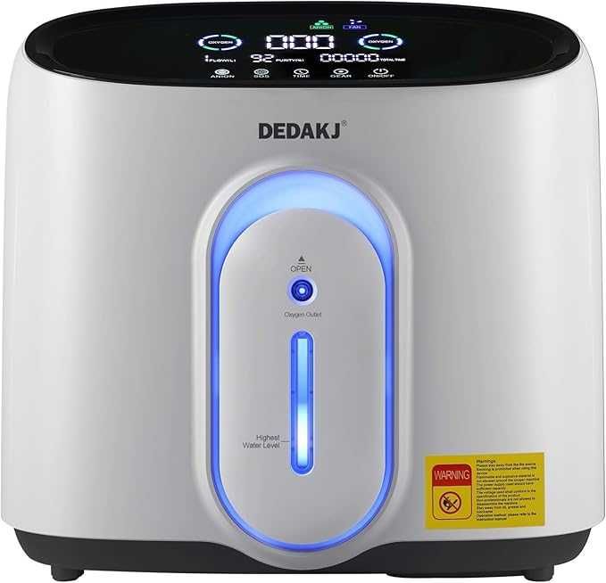 Concentrator de oxigen DEDAKKJ, 90%±3%  1-8 L / min reglabil