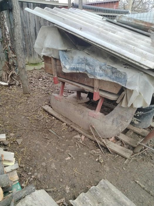 Teasc, sanie de un cal,cada pentru struguri