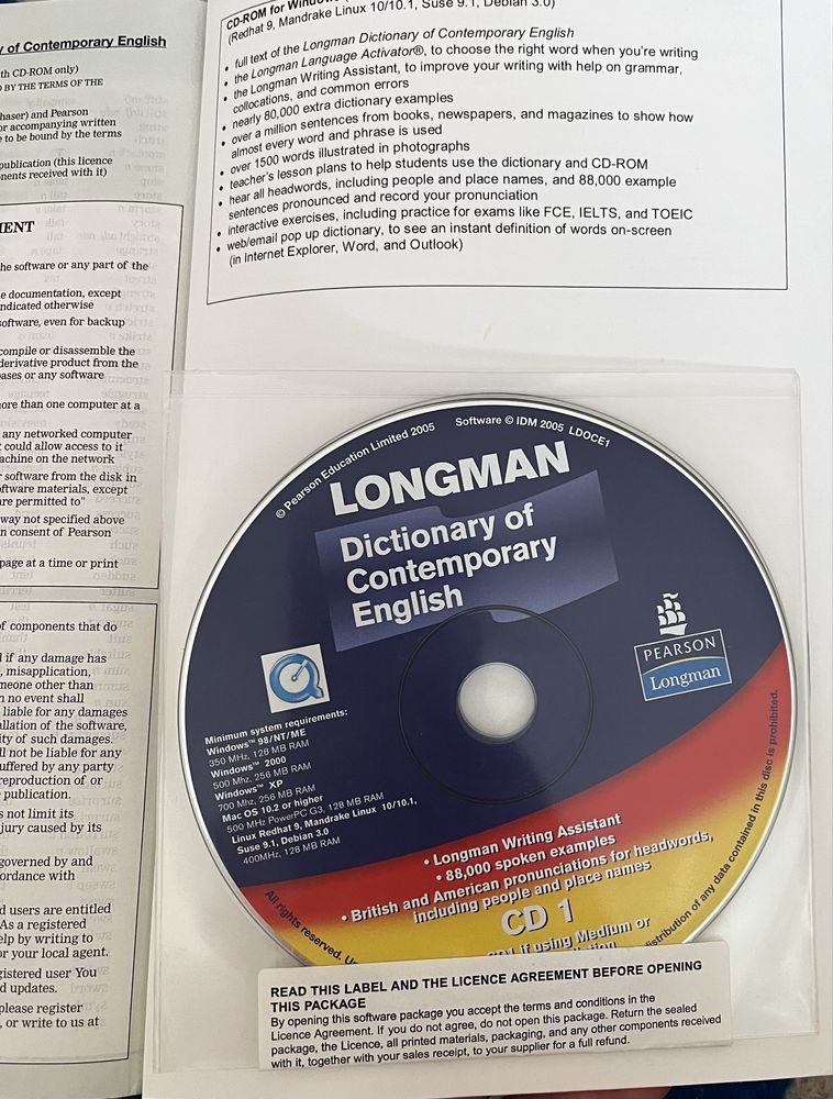 Longman Dictionary словарь
