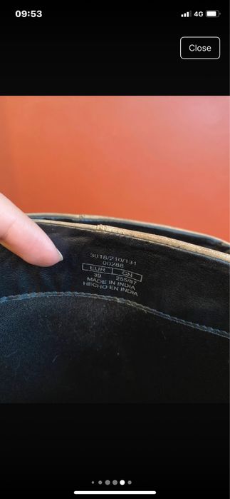 Ghete din piele naturala Zara