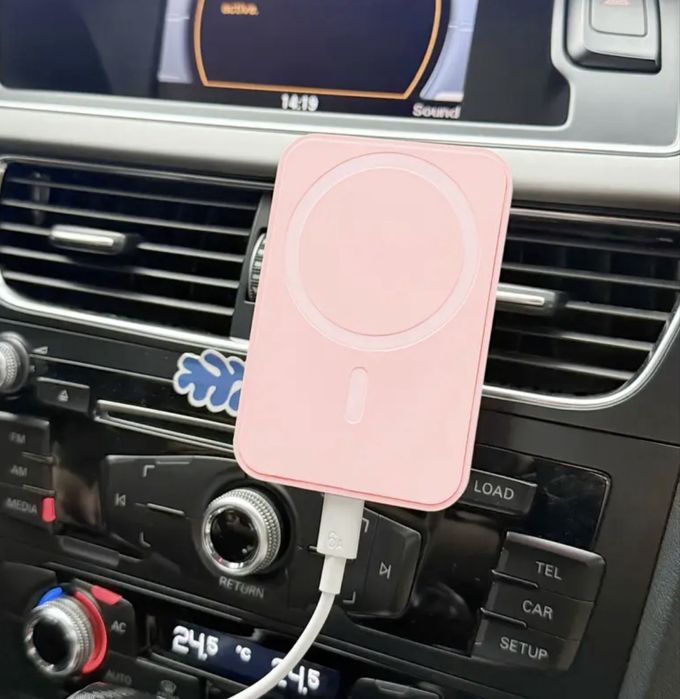 Suport auto magnetic MagSafe pentru telefon