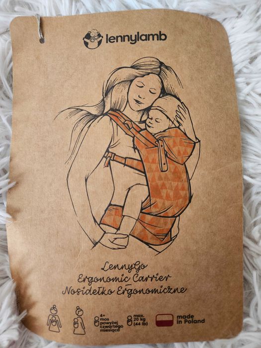 Ергономична раница за бебеносене Lenny Lamb Toddler - LennyGo