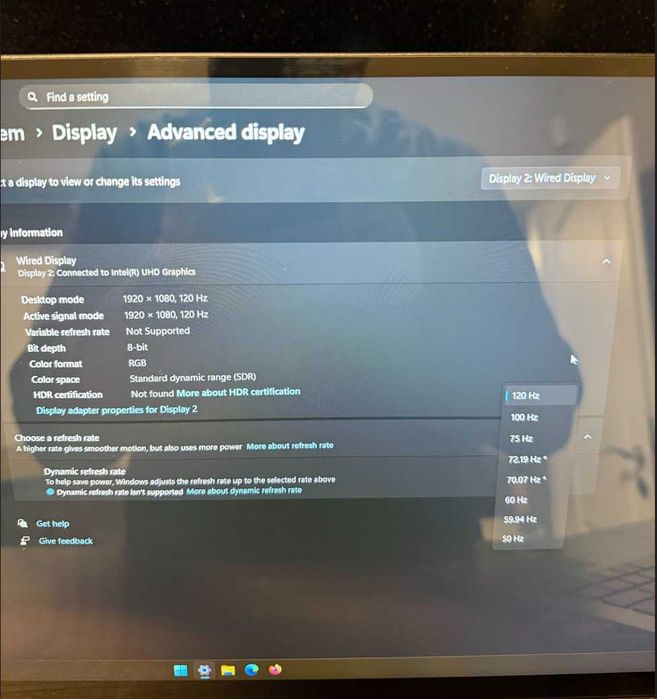 Преносим монитор UPERFECT 18.5 инча 1920x1080p 120Hz Touchscreen