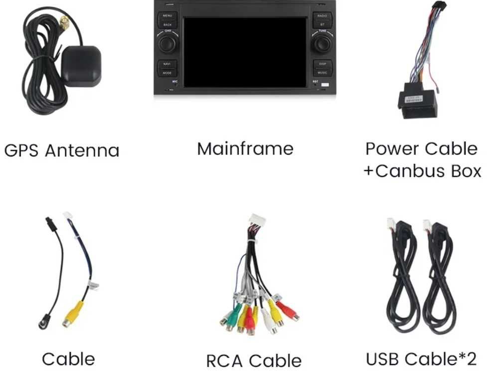 Мултимедия Ford Focus Mondeo Galaxy Kuga Двоен дин Android Навигация