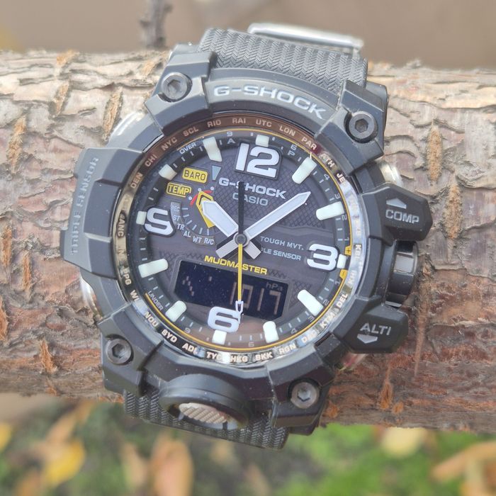 Casio Mudmaster GWG-1000 Solar Altimetru Barometru Busola Termometru