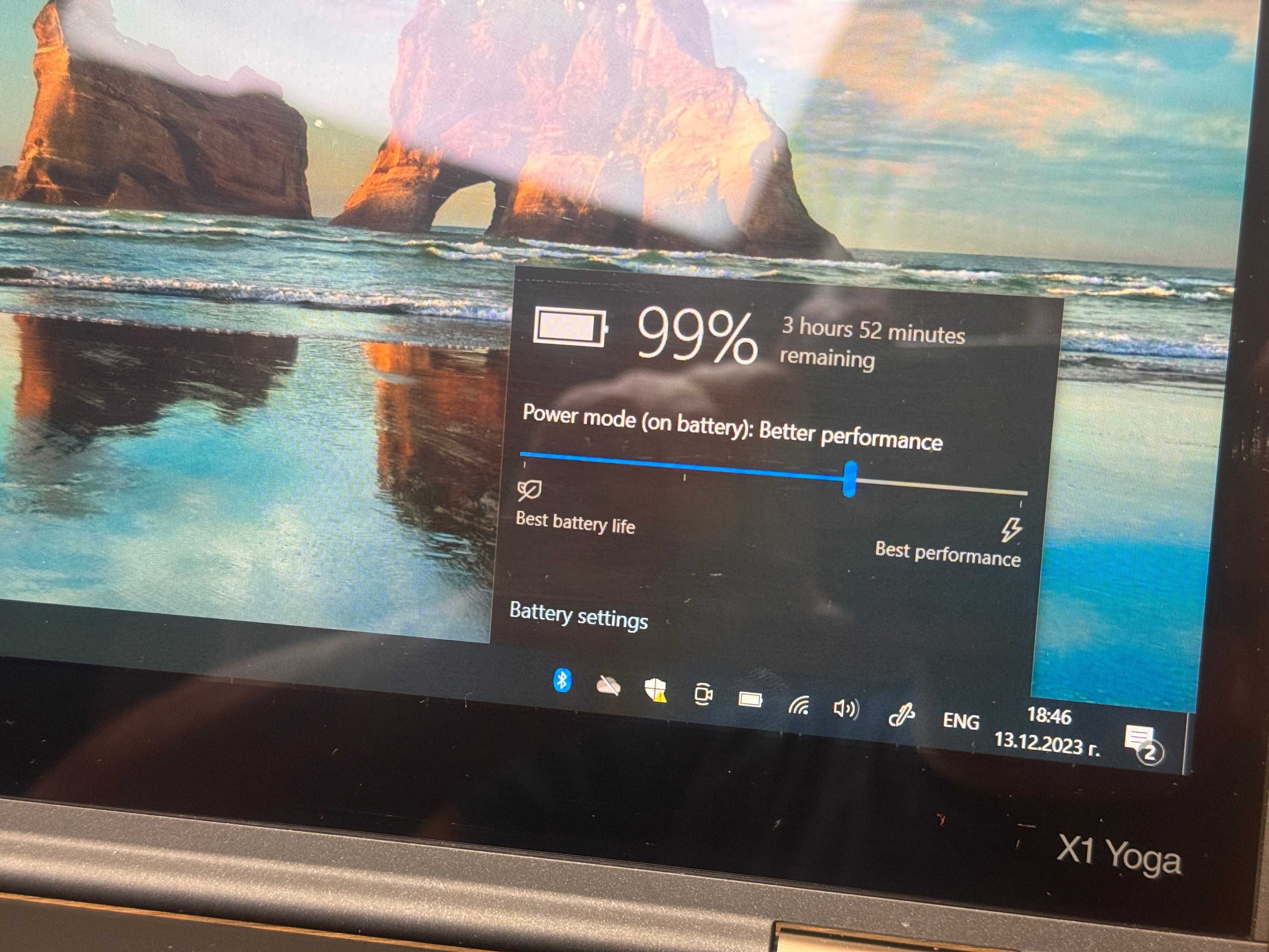 Лаптоп Lenovo THINKPAD X1 YOGA Gen2 14"2K CORE i5-7300U/8GB/256GB NVME